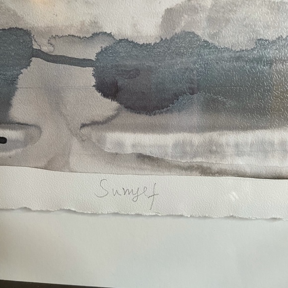 COPY - Numbered & Signed Watercolor Wall Hanging - Picture 6 of 8